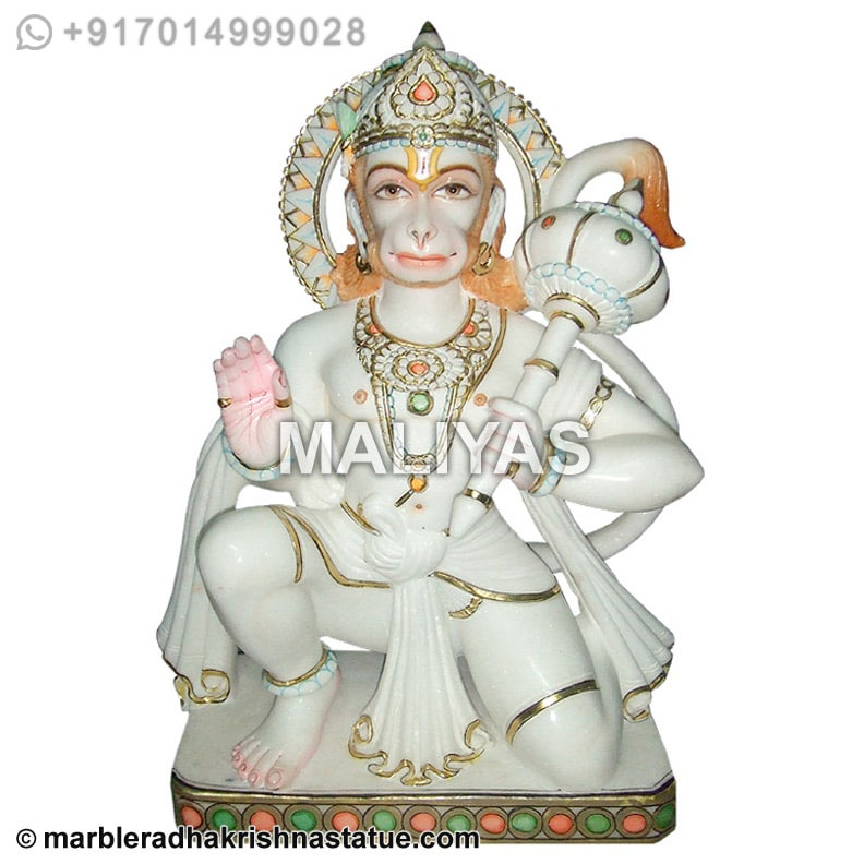 Hanuman stone statue