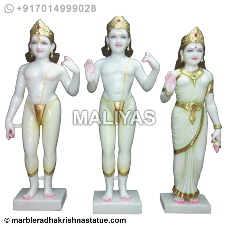Iskcon ram darbar murtis