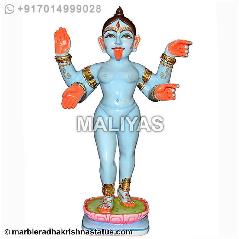 Maha Kali Marble Statue