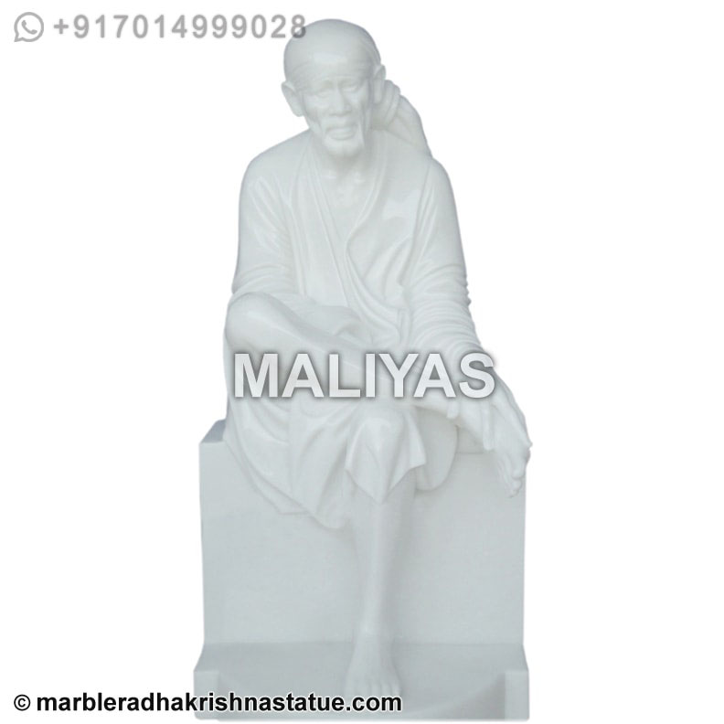 Marble Sai Baba Moorti