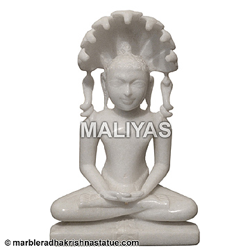 Marble Jain Parasnath Statue