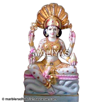 Marble Padmavati Statue