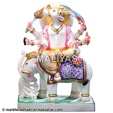 Marble Manibhadra Veer Murti