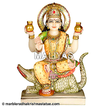 Marble Ganga Maa Idol