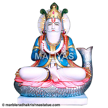 Marble Statue Jhulelal