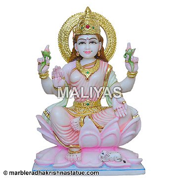 Marble Lakshmi Statue