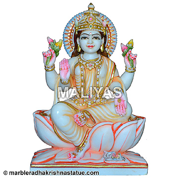 Marble Lakshmi Maa Statue