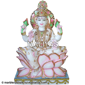Goddess Lakshmi Murti of Marble