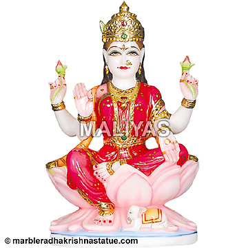 Marble Idol Laxmi Statue