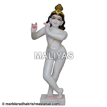 Marble isckon Radha Krishna idol