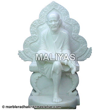 Sai Baba Idol With Sinhasan