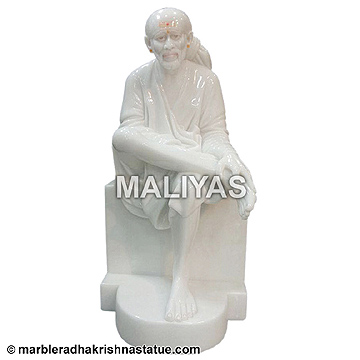 Marble Sai Baba God Statue