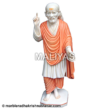 Marble Standing Sai baba Statue