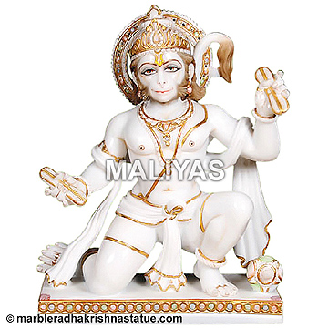 Marble Hanuman Ji Statue
